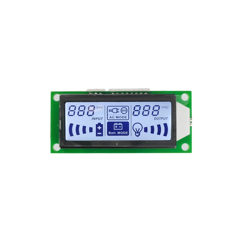 Anpassad 7-segments LCD-skärm TN positiv skärm