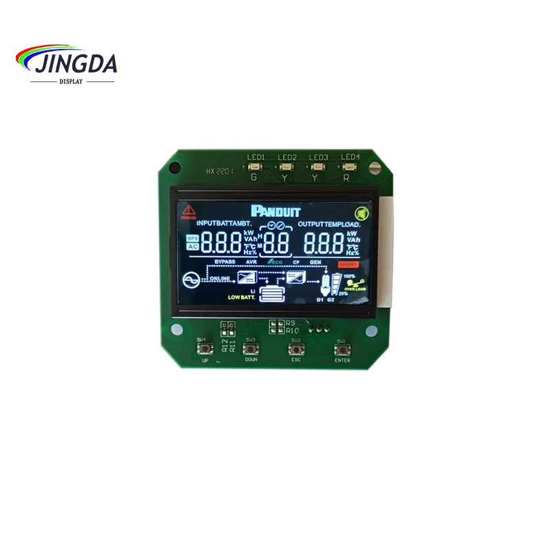 Positiv 7-segments LCD-skärm LCM-modul